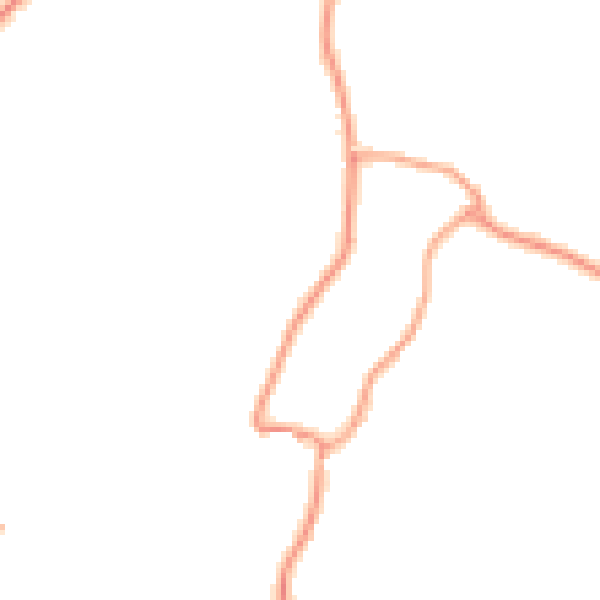 Daytime road noise heatmap for ME15 0RB