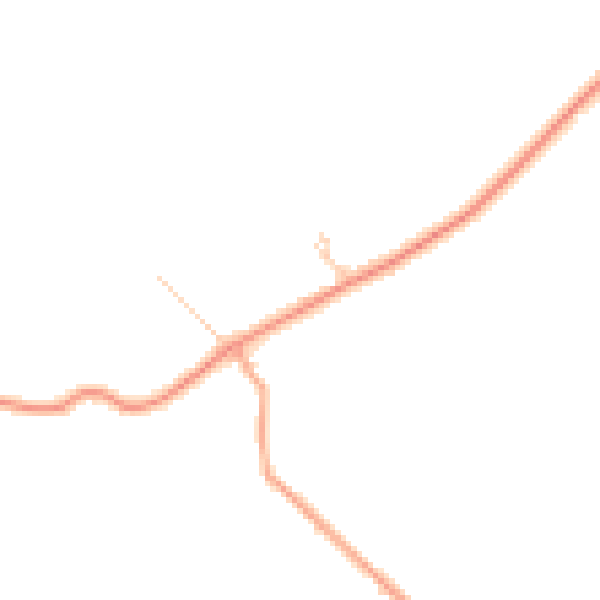 Daytime road noise heatmap for ME15 0RS