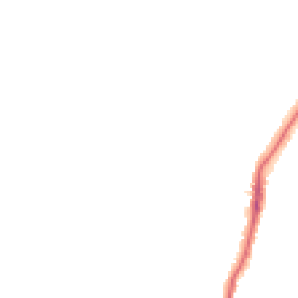 Night-time road noise heatmap for ME15 6AL