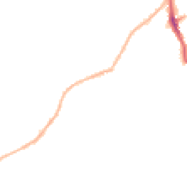 Night-time road noise heatmap for ME15 6FG