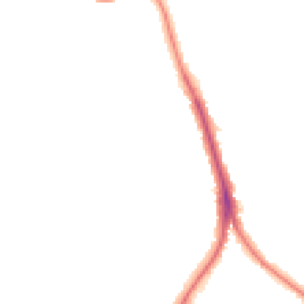 Night-time road noise heatmap for ME15 6LS