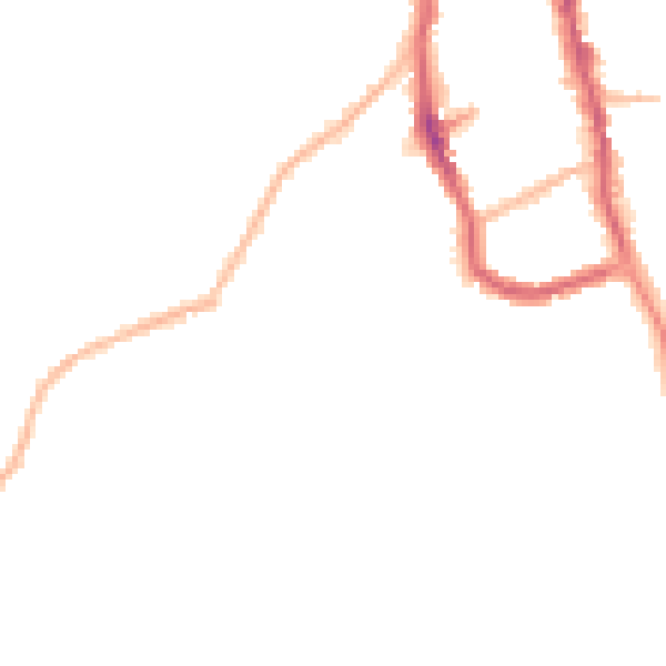 Night-time road noise heatmap for ME15 6UT