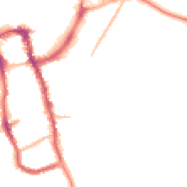 Night-time road noise heatmap for ME15 7HD