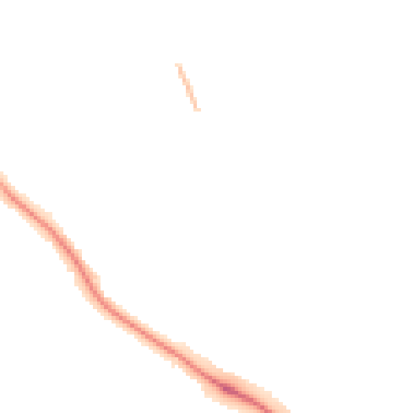 Night-time road noise heatmap for ME15 7QW