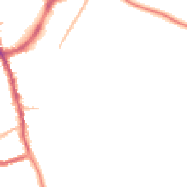 Night-time road noise heatmap for ME15 7RP