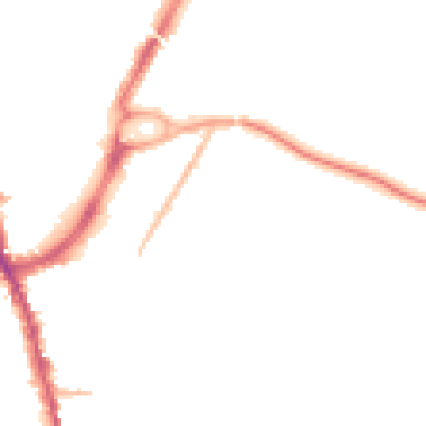 Night-time road noise heatmap for ME15 7TR