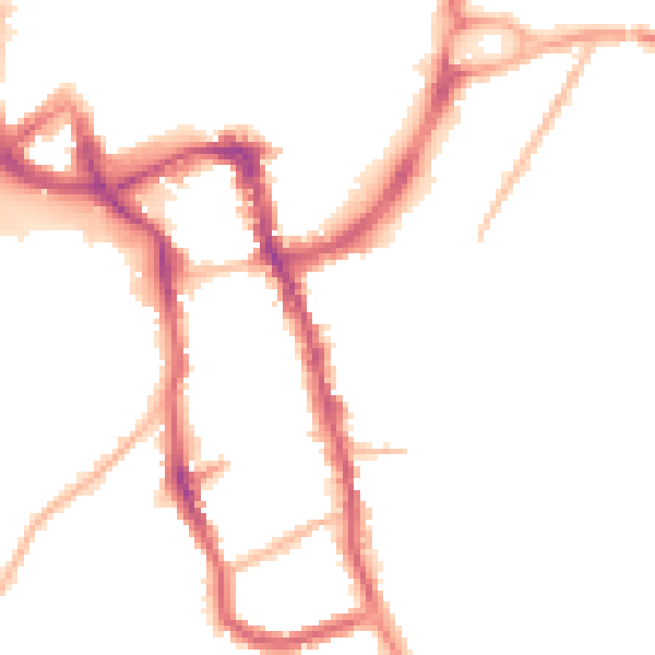 Night-time road noise heatmap for ME15 7UX