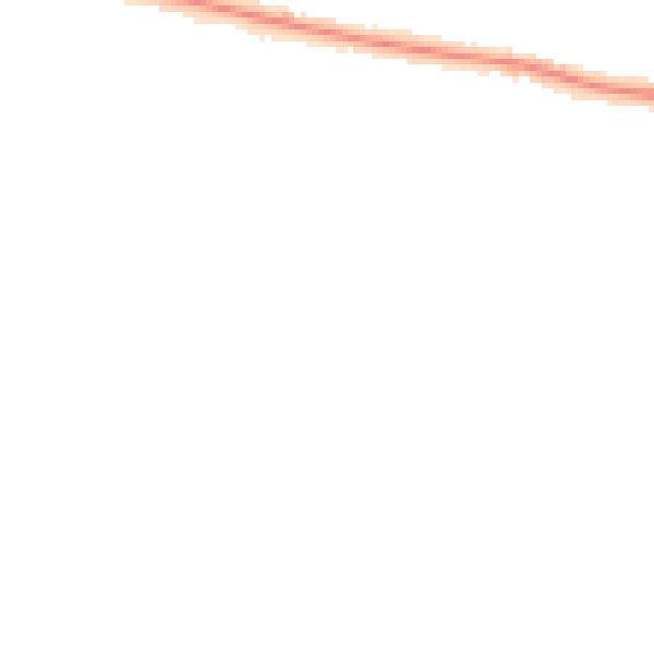 Night-time road noise heatmap for ME15 8NY