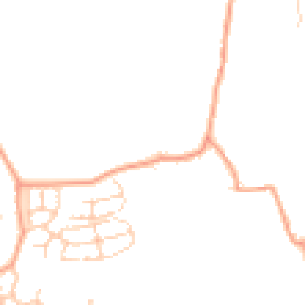 Daytime road noise heatmap for ME15 8RG