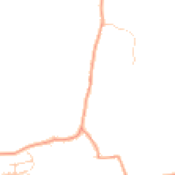 Daytime road noise heatmap for ME15 8RL