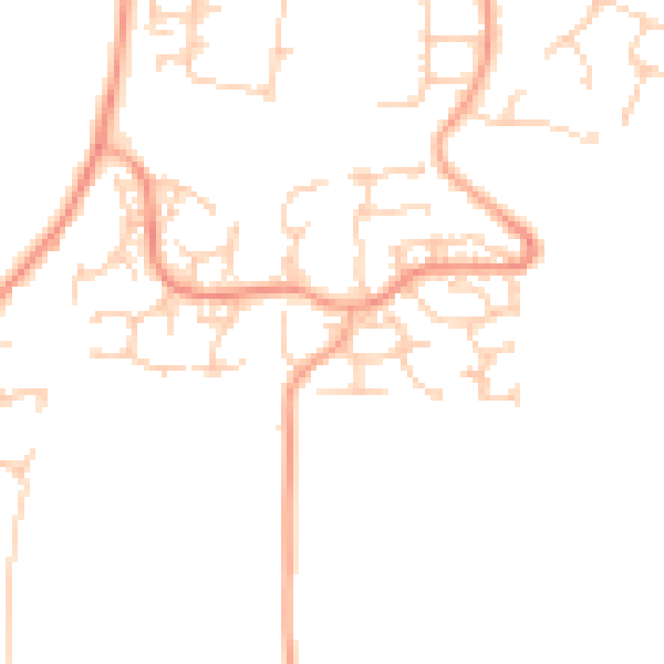 Daytime road noise heatmap for ME15 8SG