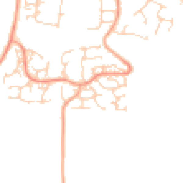 Daytime road noise heatmap for ME15 8SN