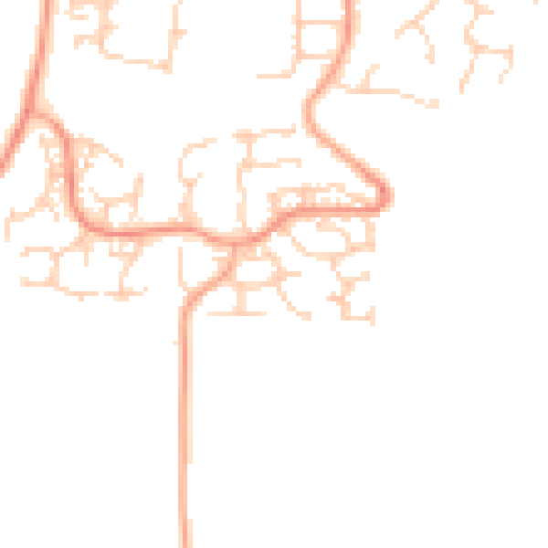 Daytime road noise heatmap for ME15 8SP