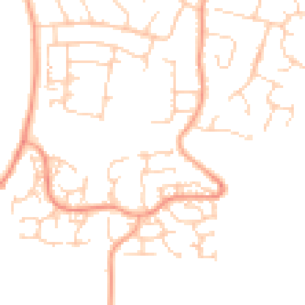 Daytime road noise heatmap for ME15 8TB