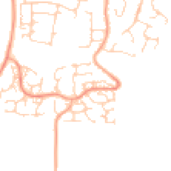 Daytime road noise heatmap for ME15 8UF