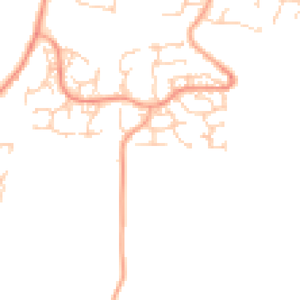 Daytime road noise heatmap for ME15 8UP