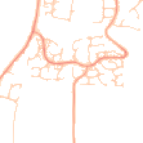 Daytime road noise heatmap for ME15 8UT