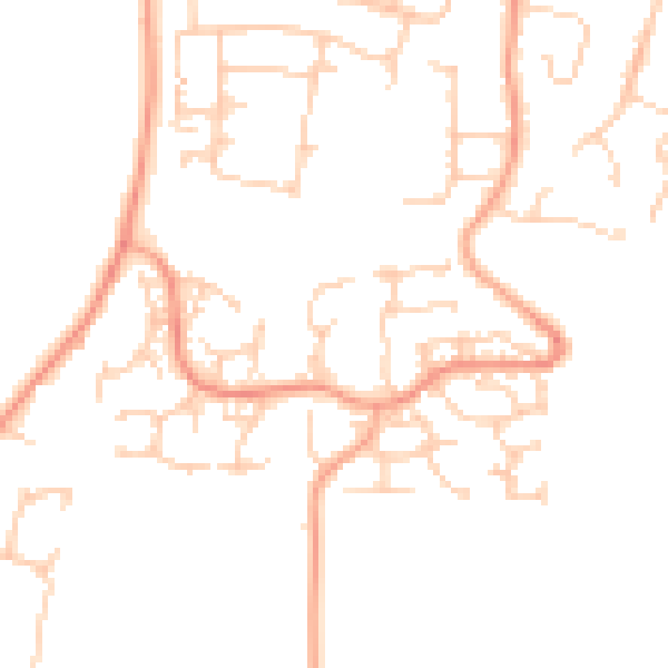 Daytime road noise heatmap for ME15 8XG