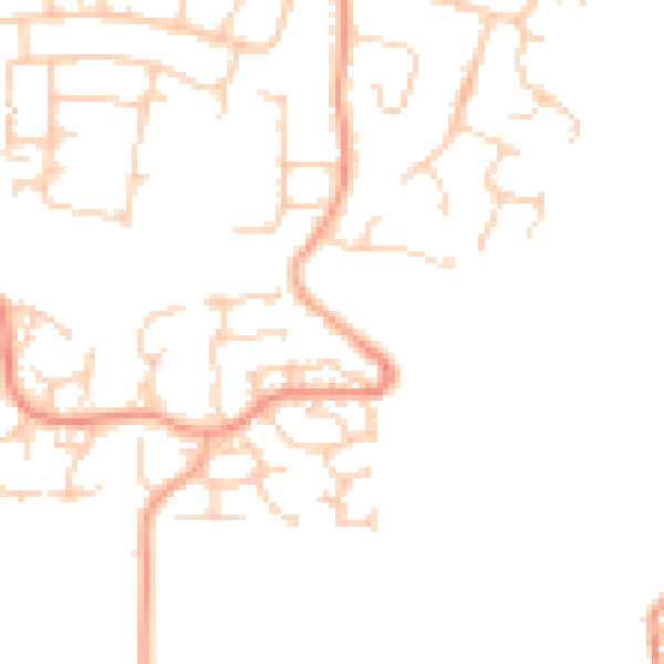 Daytime road noise heatmap for ME15 8XH