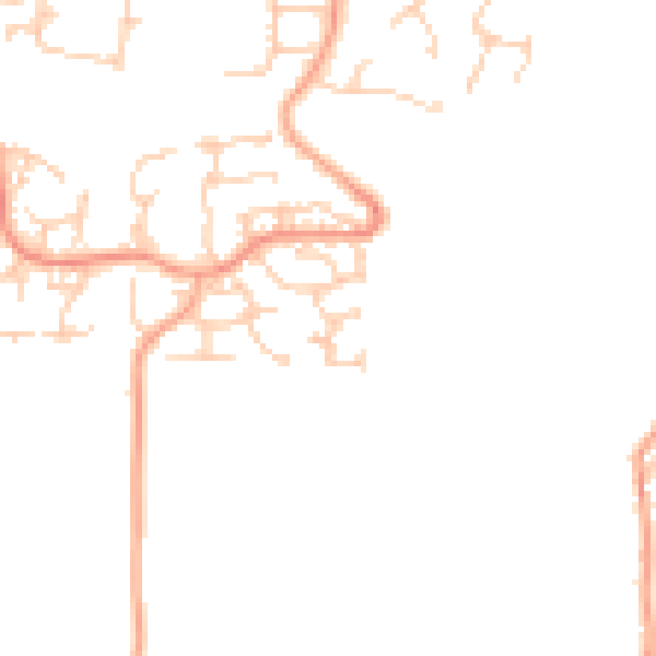 Daytime road noise heatmap for ME15 8XJ