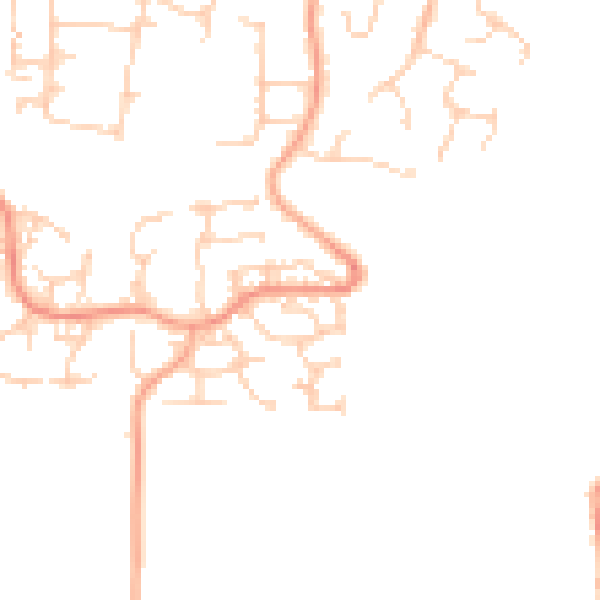 Daytime road noise heatmap for ME15 8XL