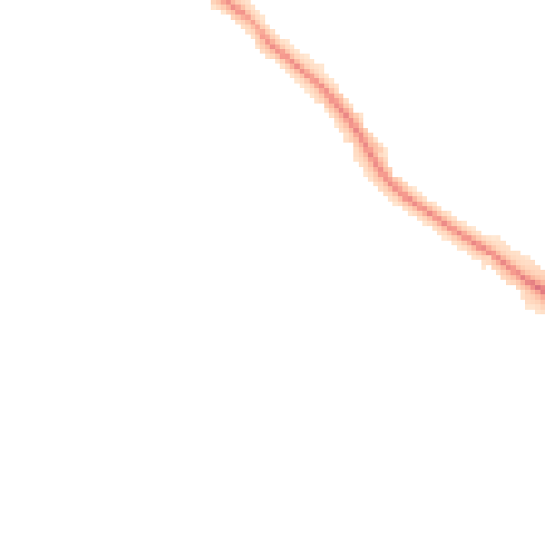 Night-time road noise heatmap for ME15 9FW