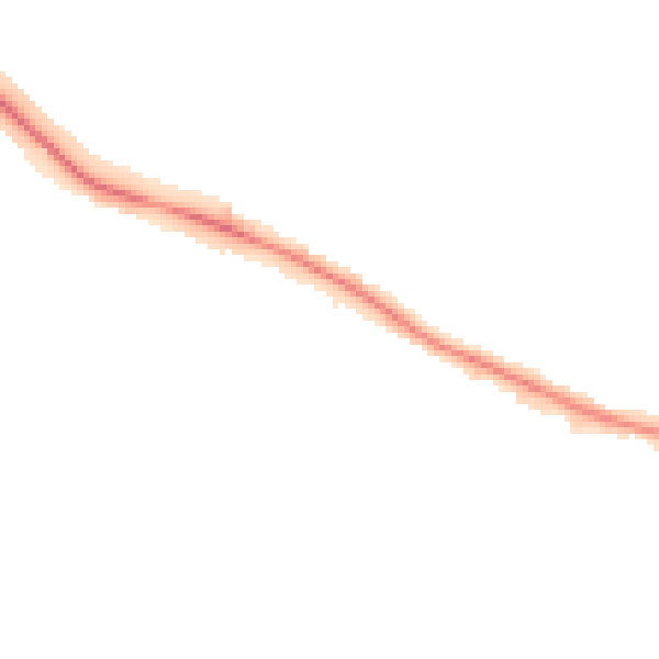 Night-time road noise heatmap for ME15 9GL