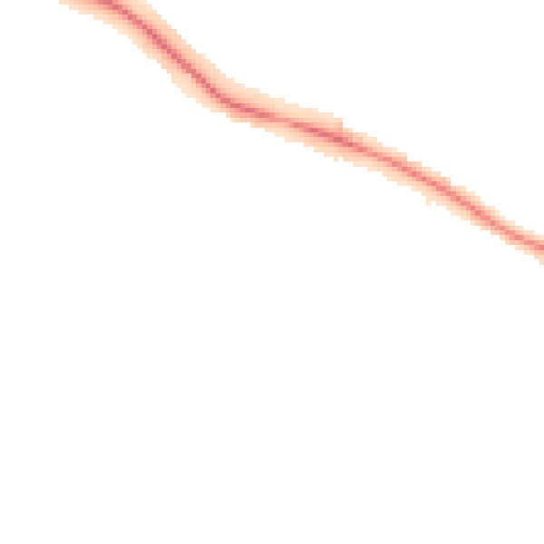 Night-time road noise heatmap for ME15 9JT