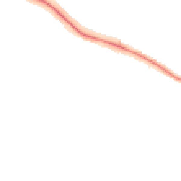 Night-time road noise heatmap for ME15 9JU