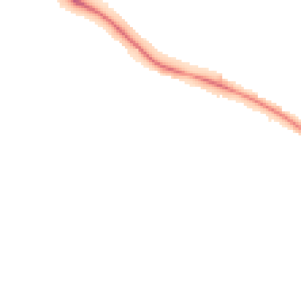 Night-time road noise heatmap for ME15 9JY