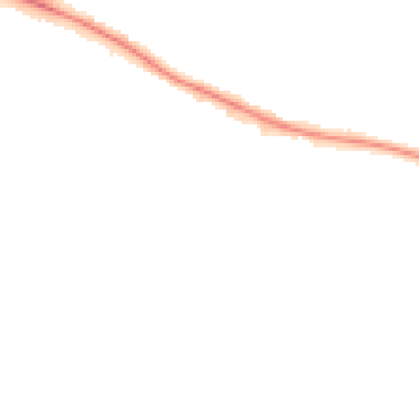 Night-time road noise heatmap for ME15 9NT