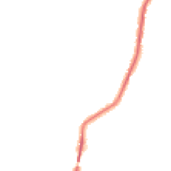 Night-time road noise heatmap for ME15 9TG