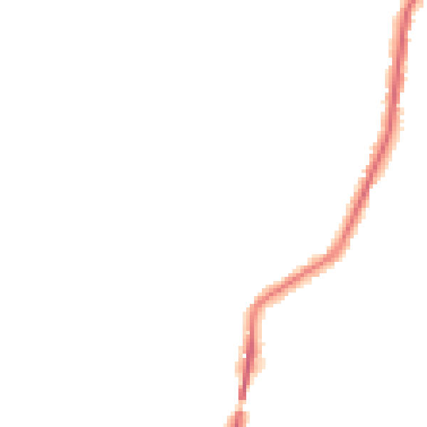 Night-time road noise heatmap for ME15 9TP