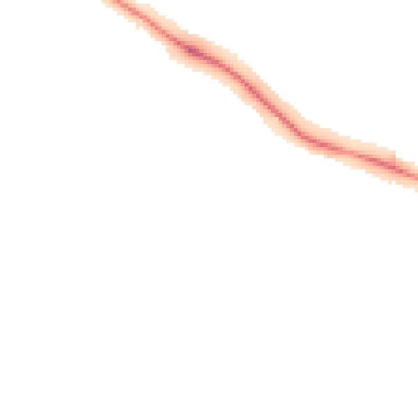 Night-time road noise heatmap for ME15 9ZE
