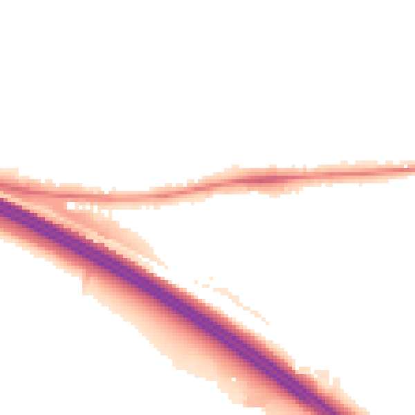 Night-time road noise heatmap for ME17 1AH