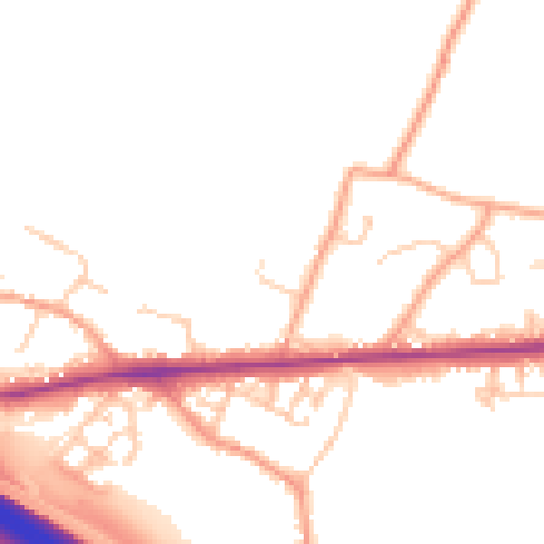 Daytime road noise heatmap for ME17 1AR