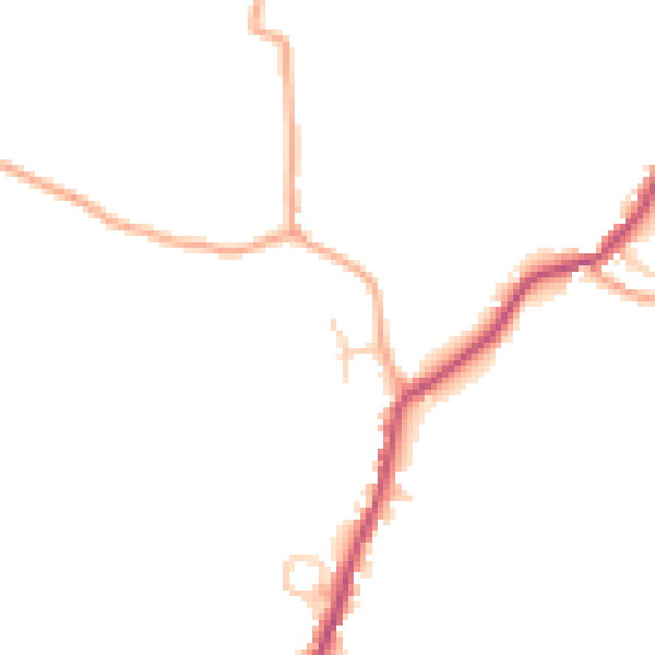 Daytime road noise heatmap for ME17 1BF