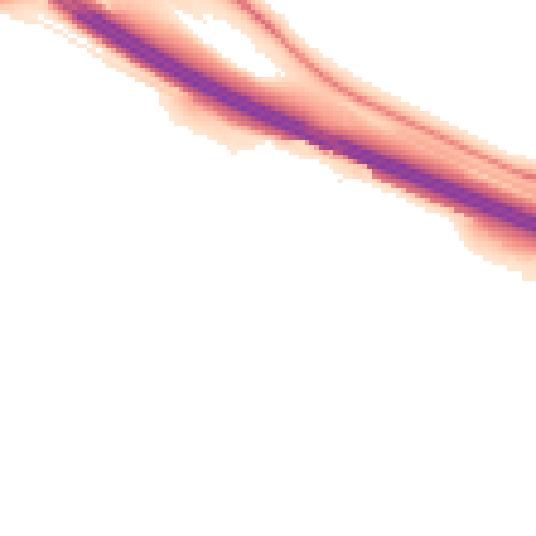Night-time road noise heatmap for ME17 1DD