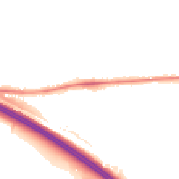 Night-time road noise heatmap for ME17 1DF
