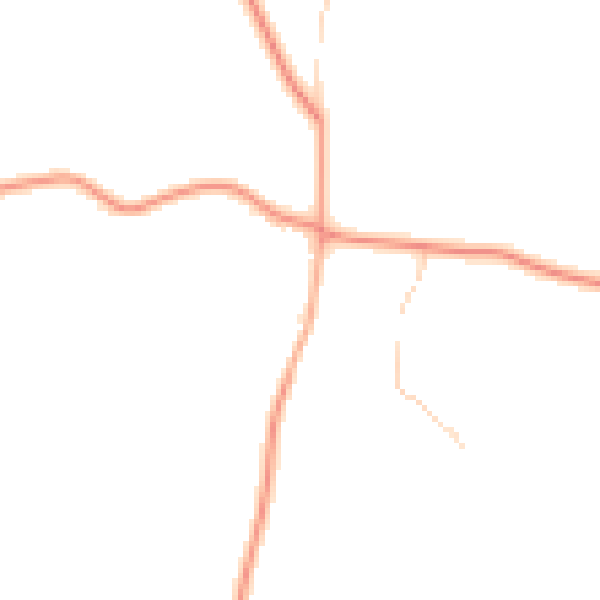 Daytime road noise heatmap for ME17 1DJ