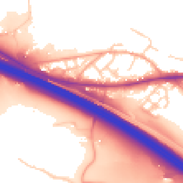 Daytime road noise heatmap for ME17 1FA