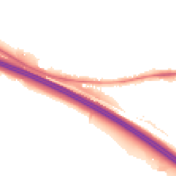 Night-time road noise heatmap for ME17 1FA