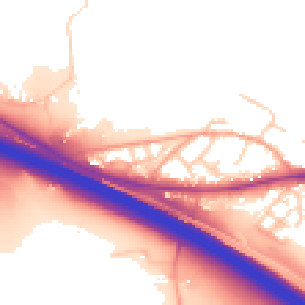 Daytime road noise heatmap for ME17 1FG