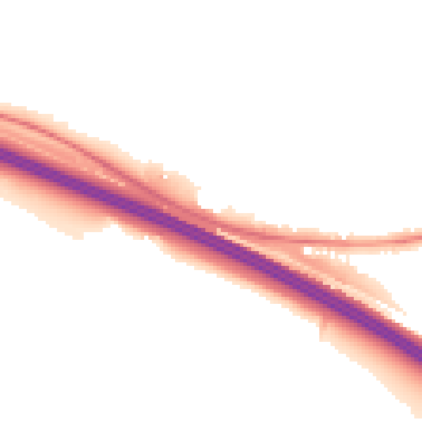 Night-time road noise heatmap for ME17 1FN