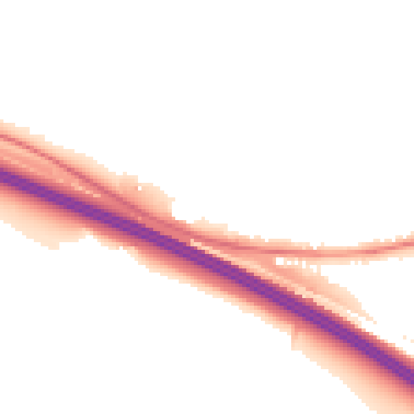 Night-time road noise heatmap for ME17 1FP