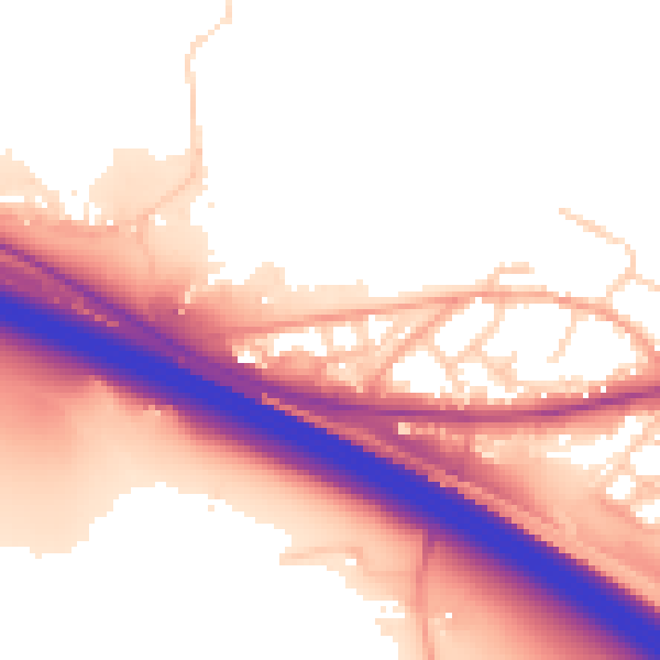 Daytime road noise heatmap for ME17 1FR