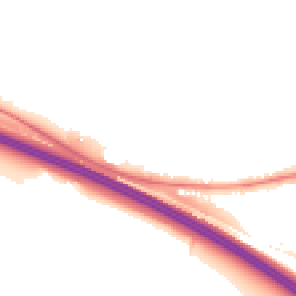 Night-time road noise heatmap for ME17 1FR