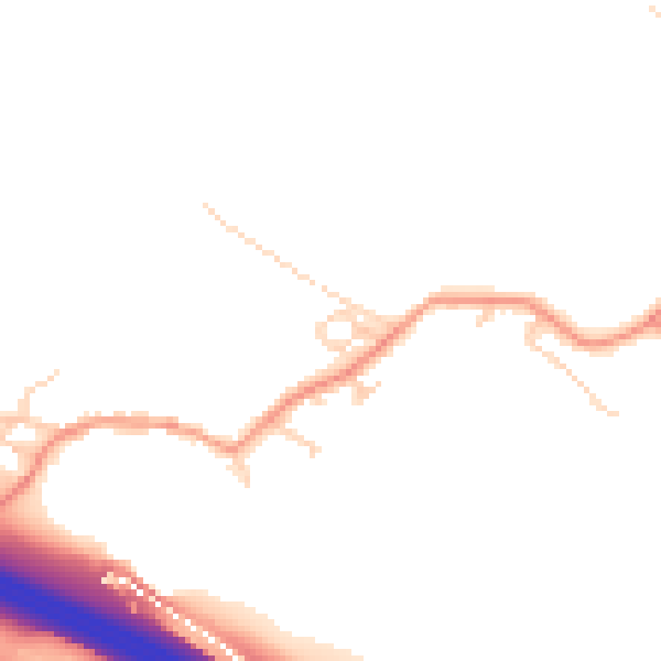 Daytime road noise heatmap for ME17 1FZ