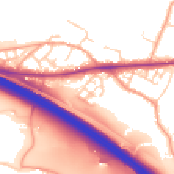 Daytime road noise heatmap for ME17 1GE