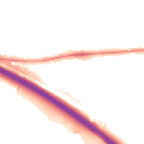 Night-time road noise heatmap for ME17 1GJ